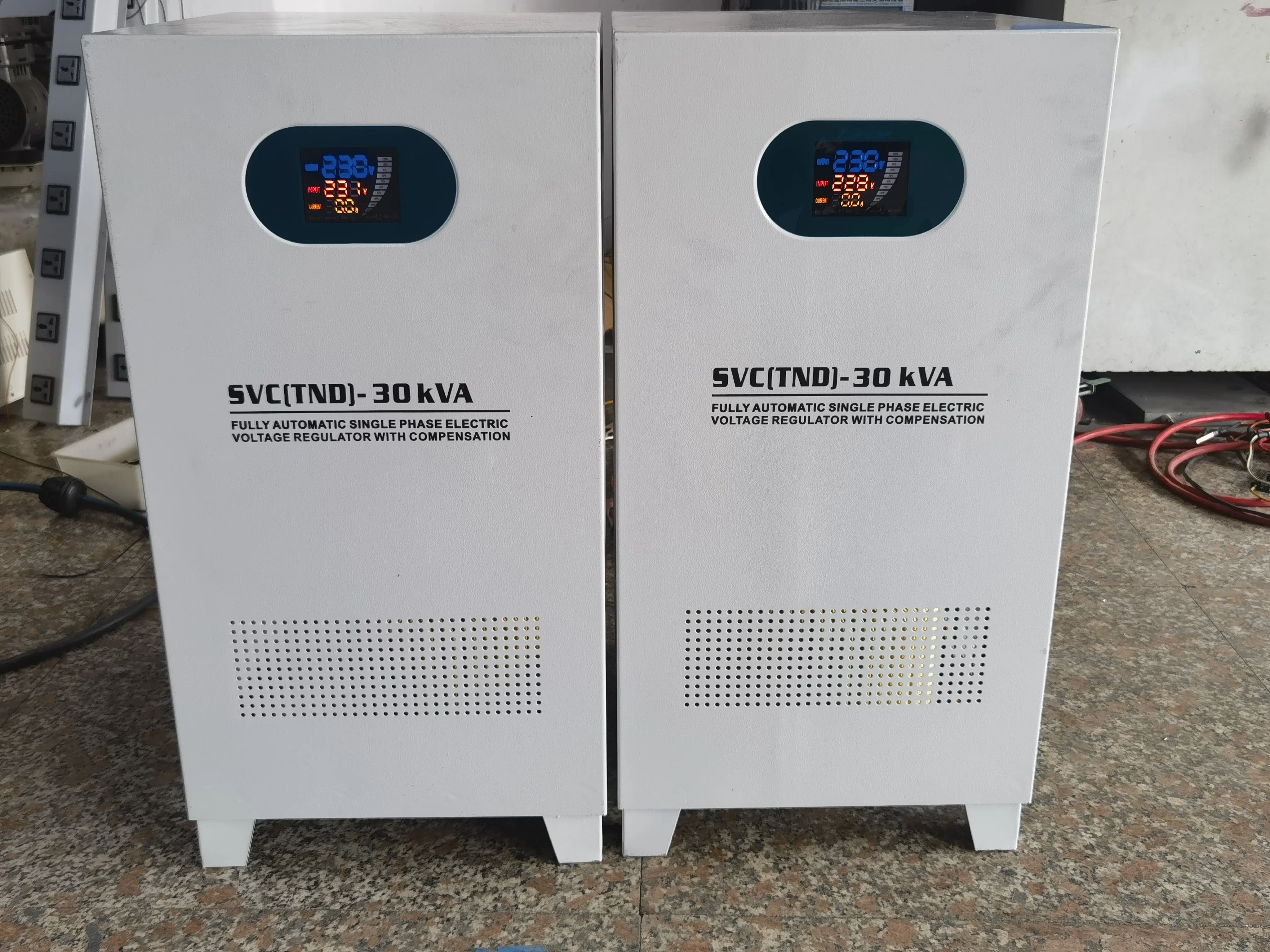 Svc Servo Type Tns 20kva Three Phase 380V Automatic Voltage Regulator Stabilizer