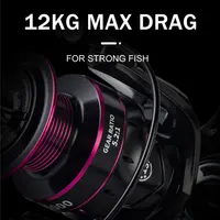 BILLINGS Fishing Reel,8-12KG Drag Spinning Reel,5.2:1 Gear Ratio,Metal Spool&Right/left Inter-Changeable Rocker Carrete de pesca 2