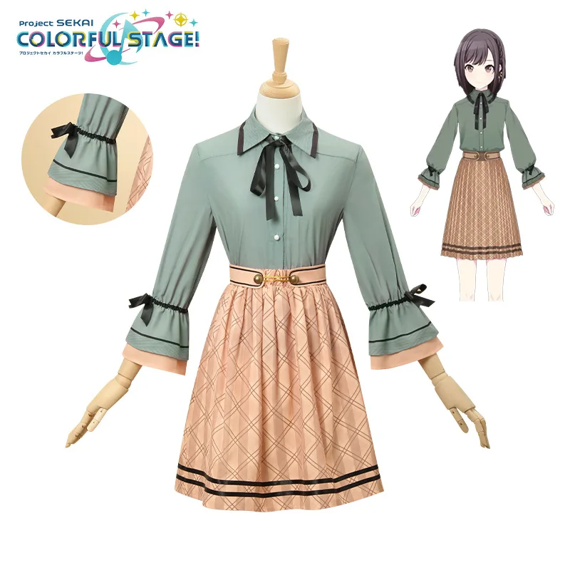 Project Sekai Higashino Ena Cosplay New Casual Outfit Anime Women's Costume Full Set — Halloween Cosplay