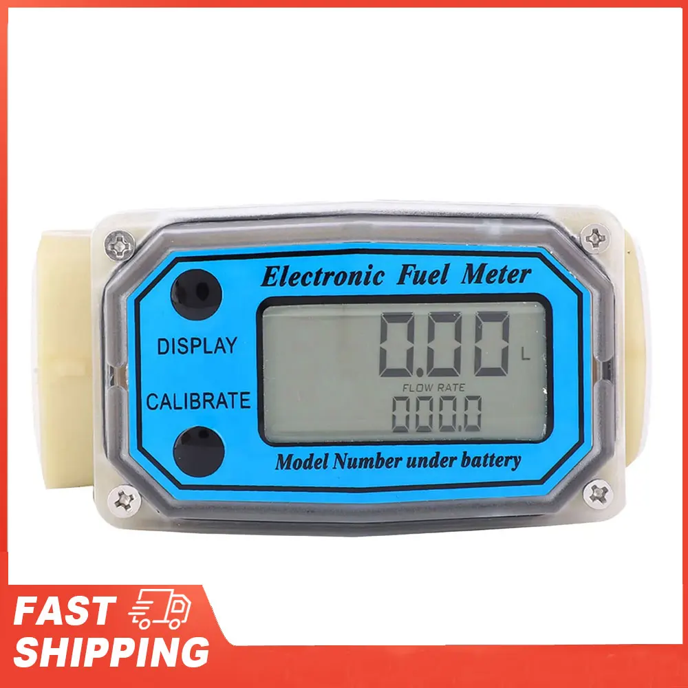 Mini débitmètre à Turbine numérique compteur de carburant Diesel débitmètre Diesel 0-90L/min 25-150L/min 35-250L/min 1 "outils NPT