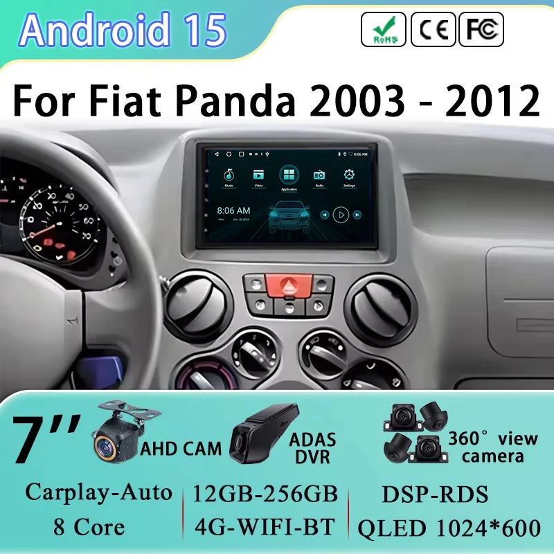 7 Inch Head Unit Bt…