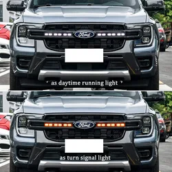 For Ford Ranger 2023 2024 WiGrille Daylight LED DRL Fpg Lamp Rear Tail Light Headlight LED Rear Bumper Light Turn Signal