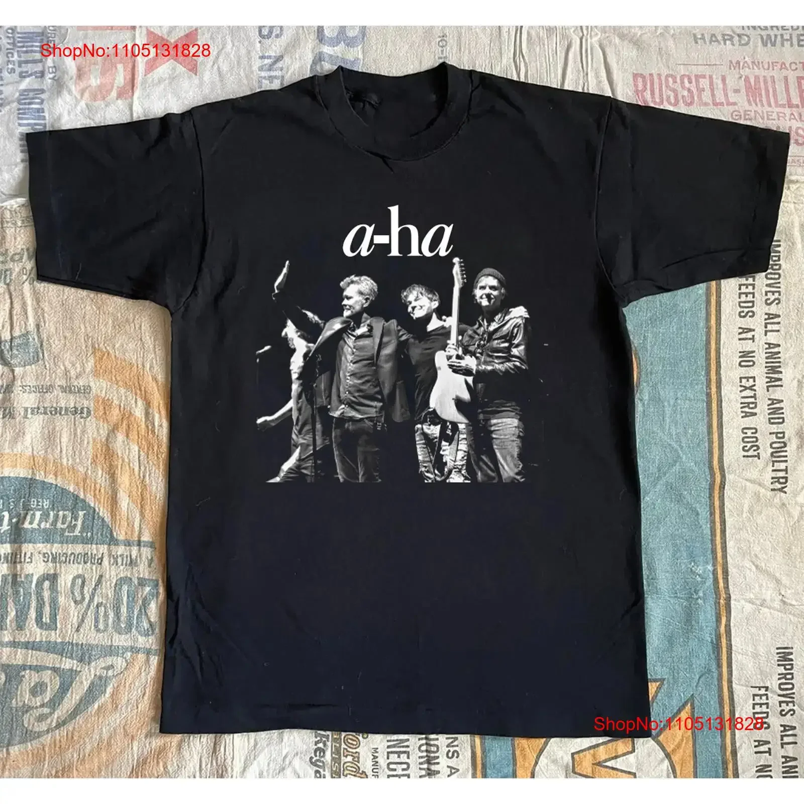 

Rare A Ha Band Member Classic T Shirt Black All Size fan KK260 vintage Washed Versatile Stretched Soft Stylish Breathable homme