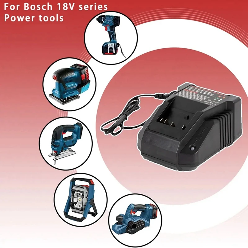 

Зарядное устройство для электроинструмента 1018K для электрической дрели, литиевая батарея 18 В, 14,4 В, BAT609 BAT609G BAT618 BAT618G BAT614, вилка стандарта США-ABVK