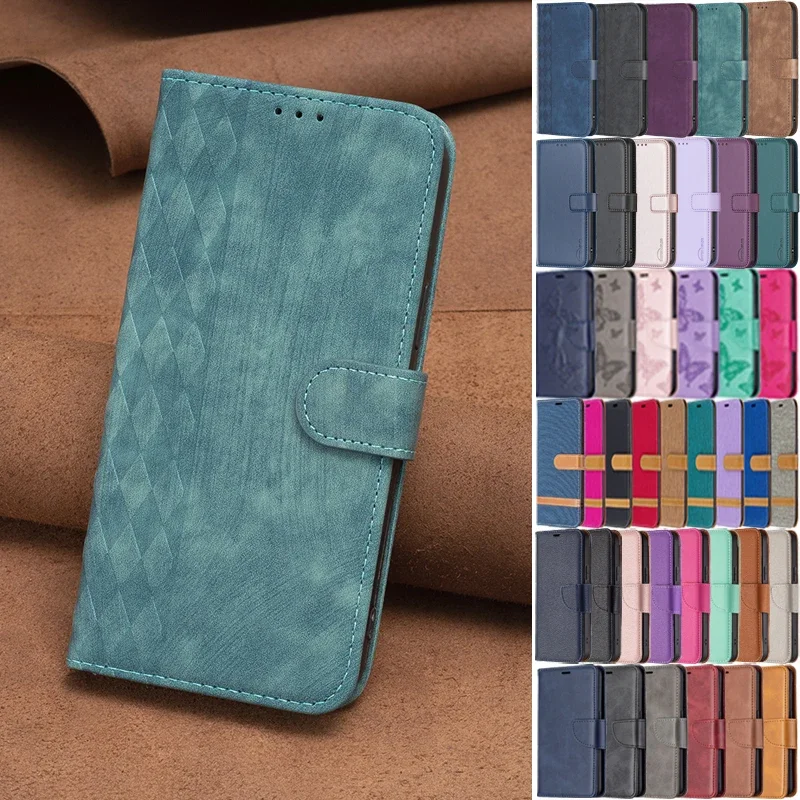 Case For Xiaomi Redmi 13C 13 C Flip Leather Wallet Card Slots Stand Phone Case on For Coque Xaomi Redmi13C Xiomi Book Cover