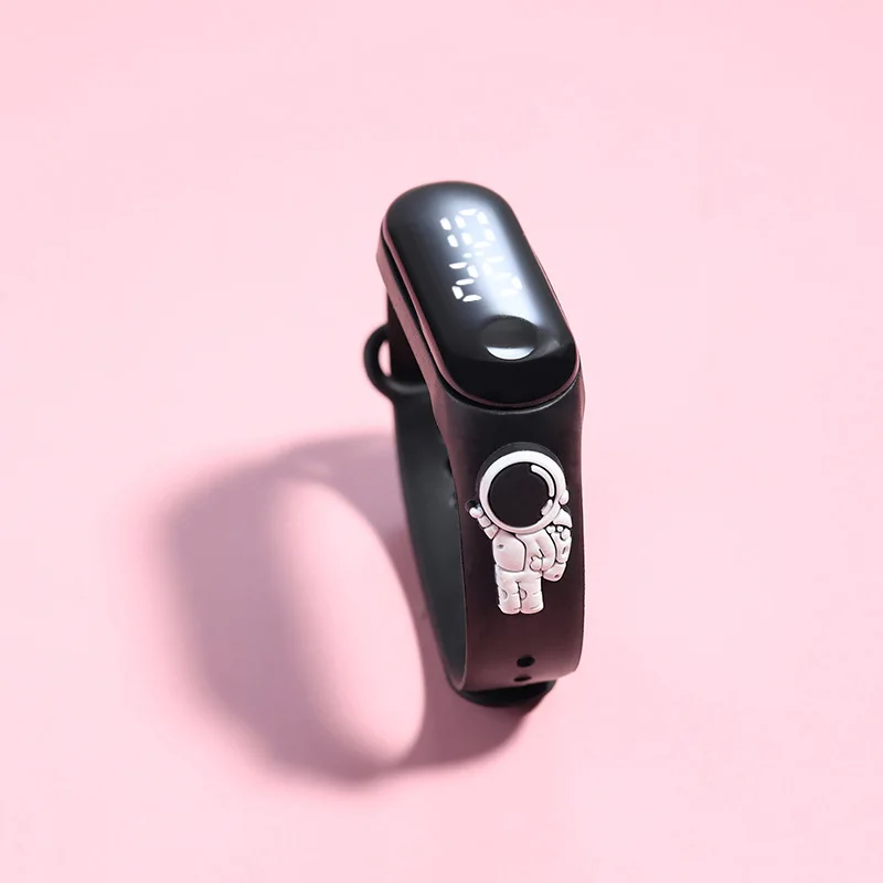 50Pcs/Lot Children's Watch Cartoon Fashion Watches Electronic Digital LED Display Watches Waterproof Holiday Gift Kids Watches