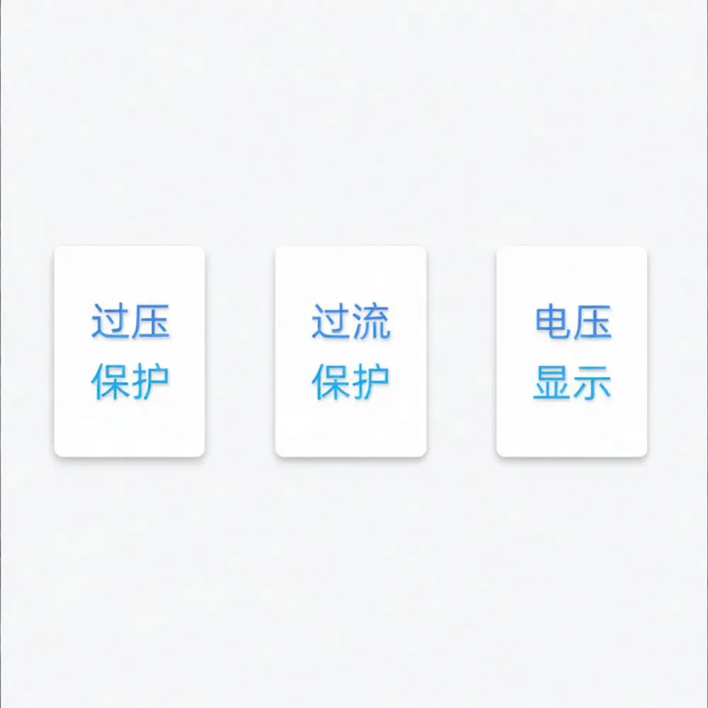 Automatic Recovery Over Under Voltage Current Protector Adjustable Relay Digital Display For Home Power Safety Device