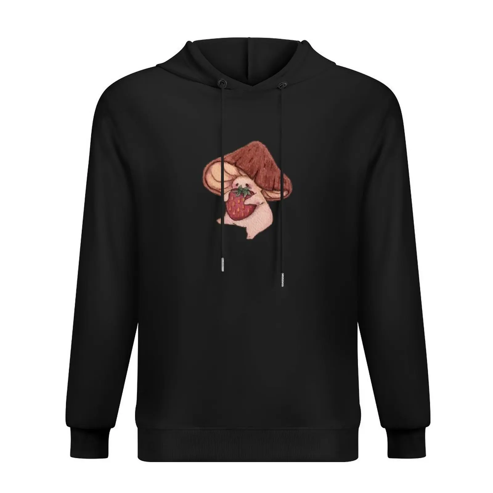

Strawberry for Dinner Hoodie men's clothes blouse aesthetic clothing men's clothing hoodie oversize