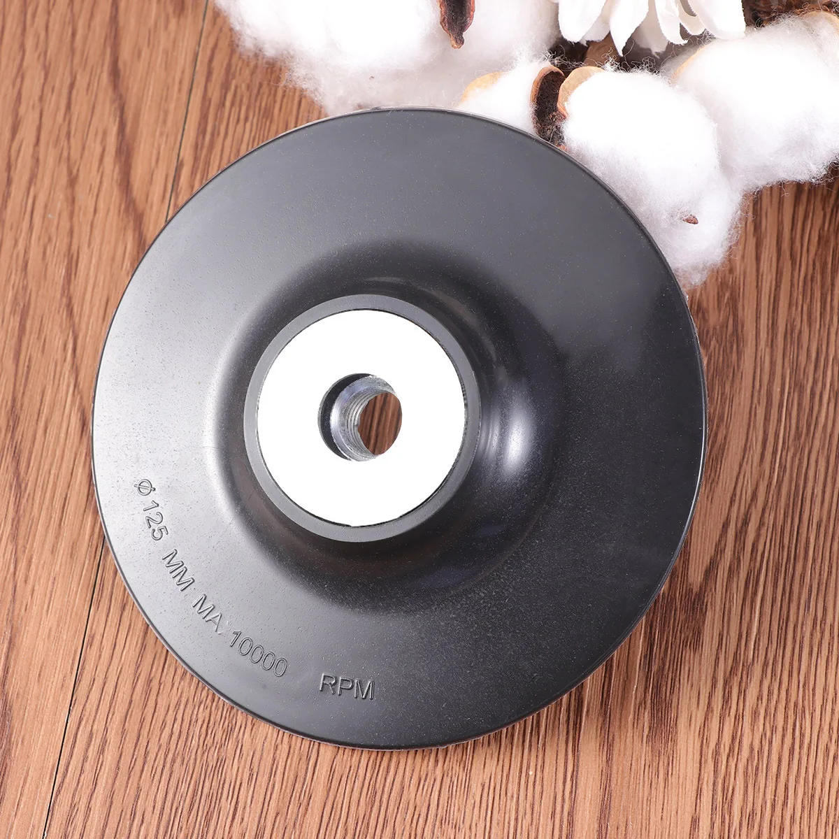 5 بوصة 125 مللي متر الصلب ورقة قرص الطحن وسادة مطاطية الصنفرة ورقة تلميع لوحة للخشب المعادن حجر الطلاء 14 ثقوب أسود