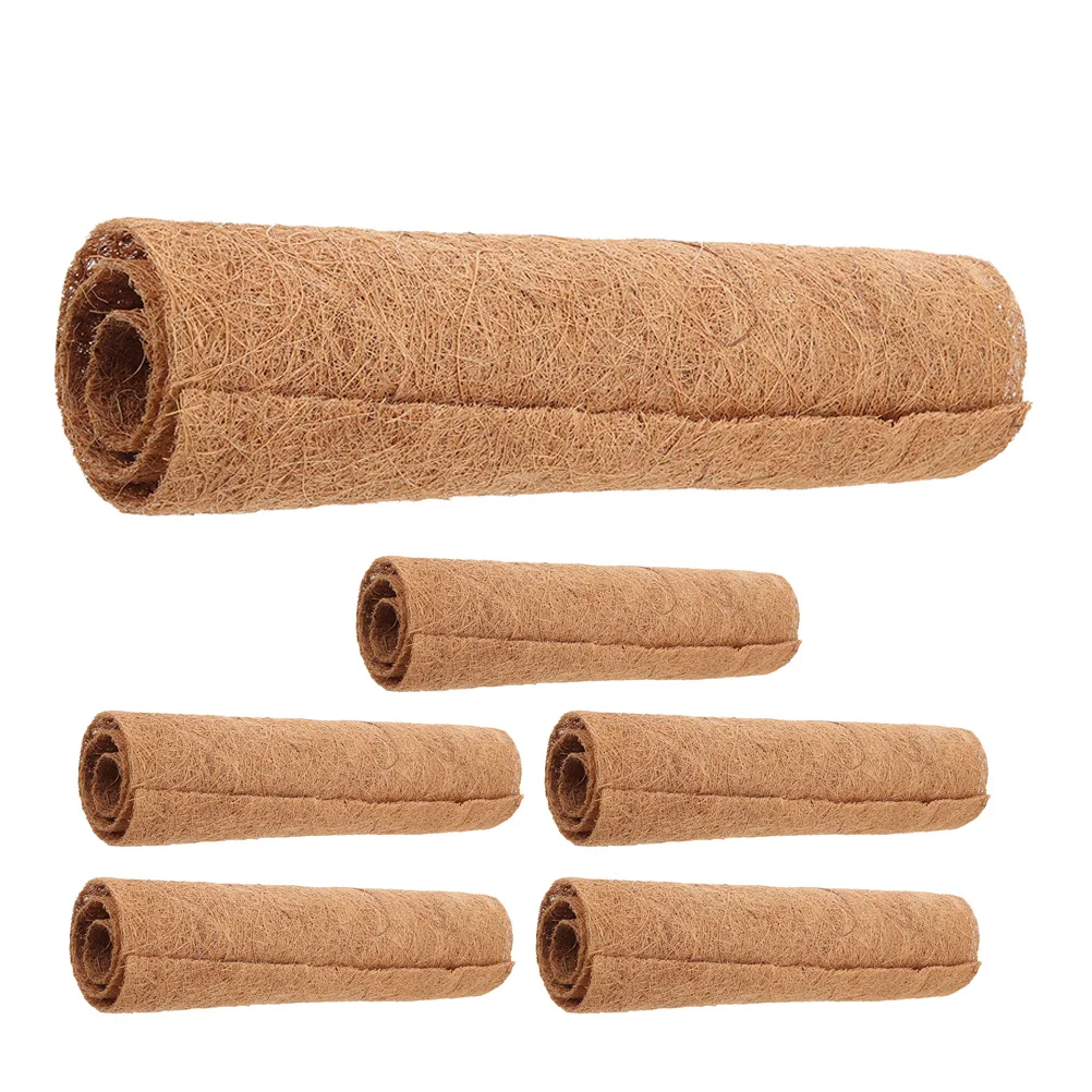 

6Pcs Chicken Nesting Box Mats Natural Coconut Fiber Soft Comfortable Egg Cushion Pads for Coop Nesting Box Accessories