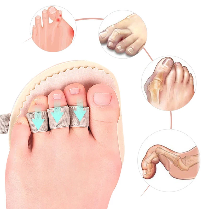 Soft Bunion Corrector Toe Separator Straightener Thumb Valgus Protector Toes  Spreader Corrector