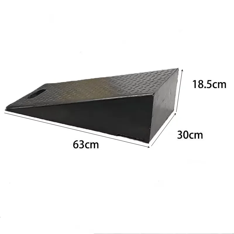 Portable Rubber Curb Ramp for Car Truck Motorcycle Outdoor Uphill Lane Access with Handle Heavy Duty Driveway Bridge Heavy