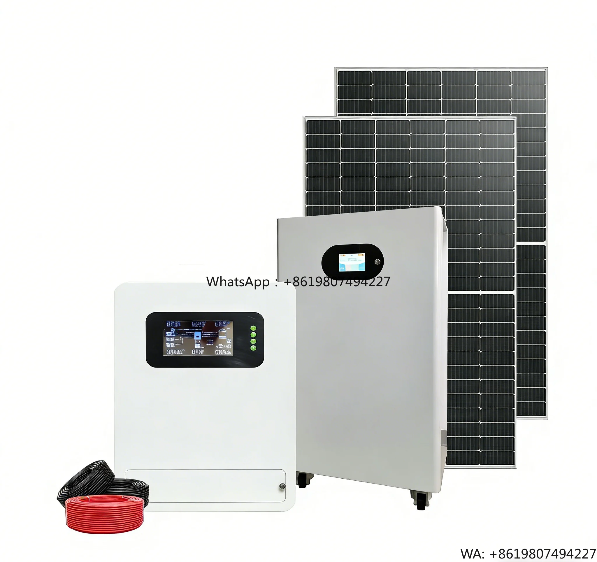 10KWh Home User PV Solar Storage CE UN38.3 Hybrid Solar Battery 12V 200Ah Lithium Battery Backup Power