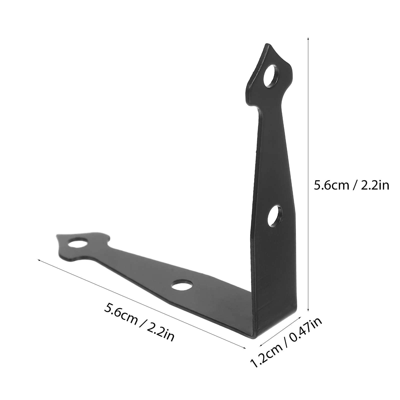 10 قطعة بين قوسين الزاوية للأثاث L-شكل رف معدني دعم بين قوسين الثقيلة جدار تصاعد الأجهزة لأرفف الكتب #6