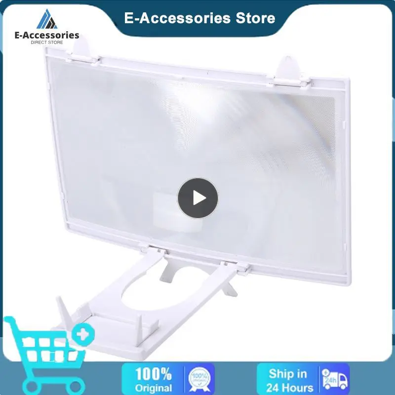 Screen Expander Abs Eyes Protection Folding Portable Mobile Accessories Phone Amplifier 12-inch Curved Screen