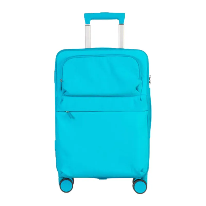 

Stylish Oxford Carry On Luggage 20 inch & Check-in Suitcase 24 inch, Lightweight Travel Bag with Front Pocket & Password Lock