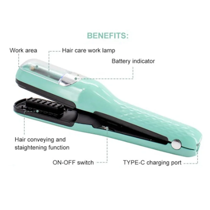 New Curling Iron Mini Curling Iron Electric Rod Dual-Purpose Straight Curling Splint Straight Hair Styling for Travel