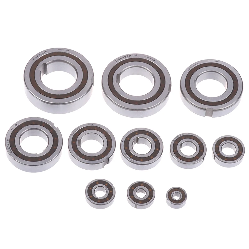 One Way Bearing CSK Series Dual Keyway CSK8/CSK10/CSK12/CSK15/CSK17/CSK20/CSK25/CSK30/CSK35/CSK40 for Mechanical Applications