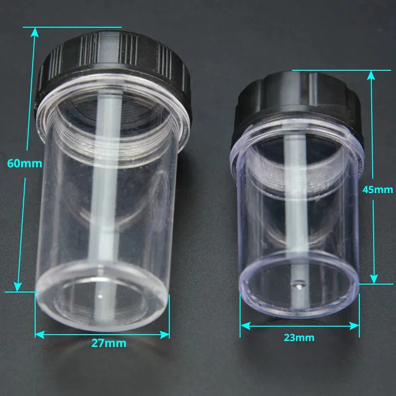 2PC 195mm Microscope Objective Lens Plastic Box Protective Case RMS Thread