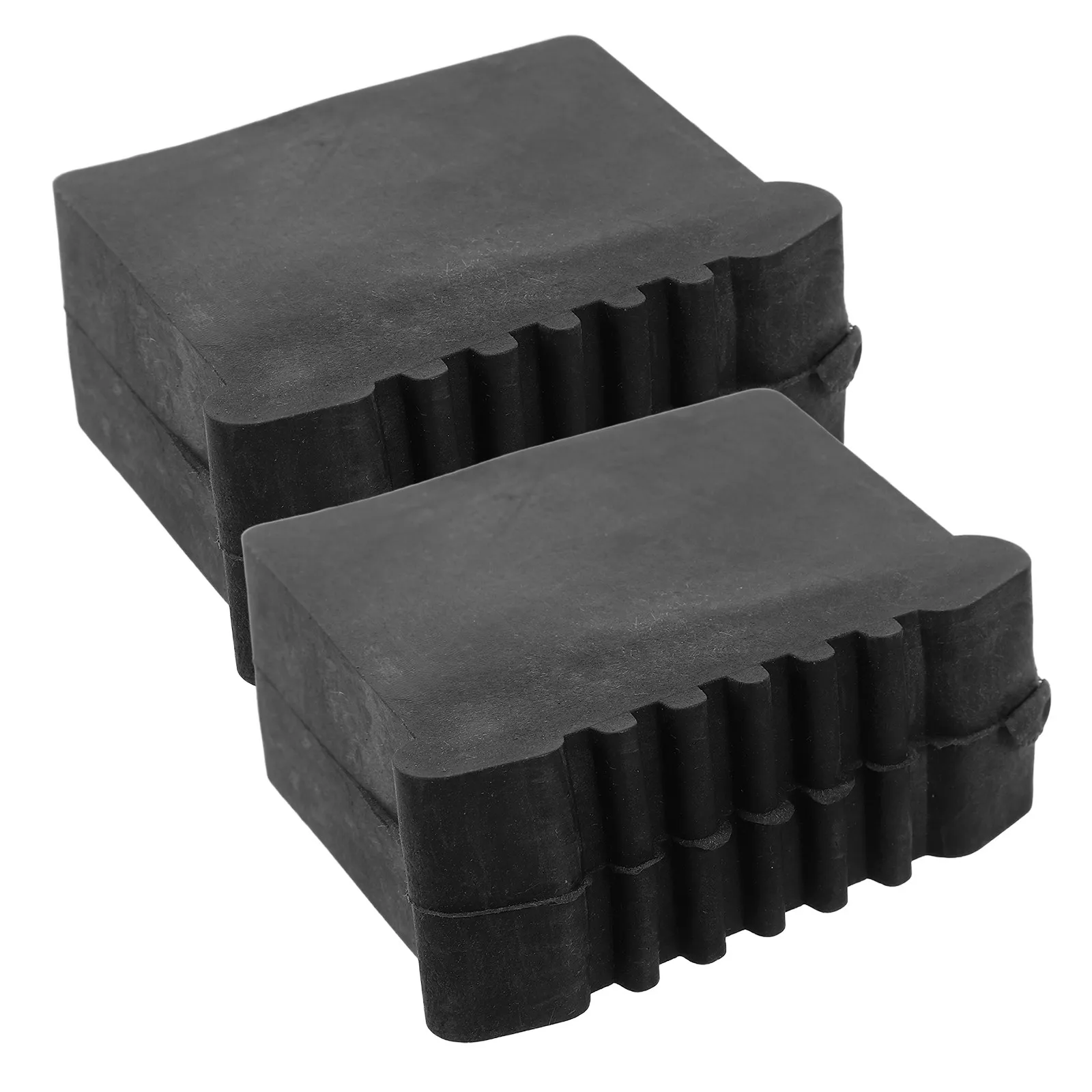 2Pcs Ladder Foot Pads Non Skid Rubber Covers Replacement Step Ladder Feet Cushion Floor Protectors Anti Slip Stabilizer Bumpers