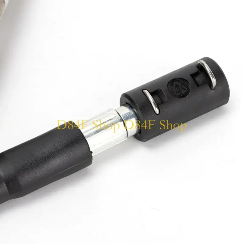 D84F Black Pressure Washer Hose Extension Fitting 2 Piece Clip Lock Coupler Set for Joining Hose Sections in Outdoor Cleaning