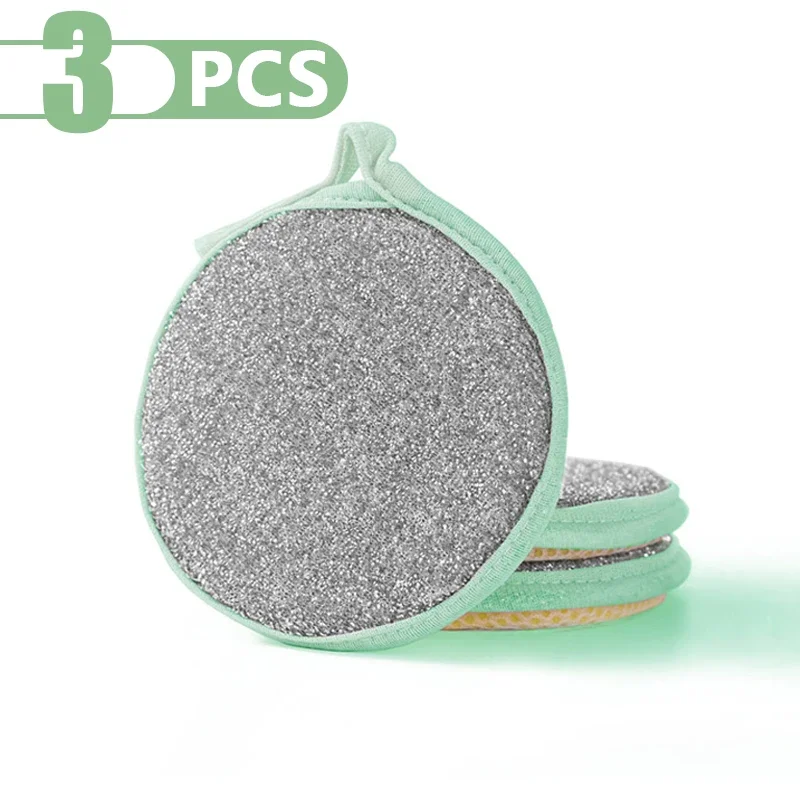 Éponge à lave-vaisselle Éponges lavables réutilisables Sponge magique double côté pour laver la vaisselle des choses utiles pour les outils de cuisine de cuisine