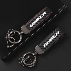 Carbon fiber motorcycle key chain key ring For Suzuki gixxer 150 250 sf gixxer 155 2022