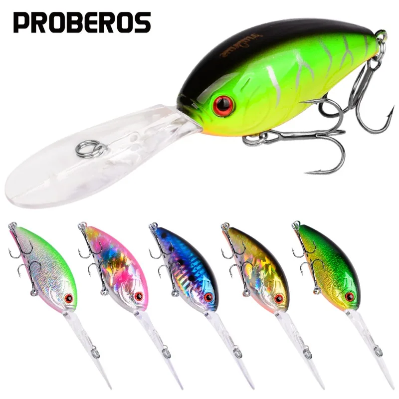 

3pcs Crank Fishing Lure18.5g110mm Bait Wobbler Minnow Isca Artificial 3D Eyes Lures Crankbait For Bass Pike Carp Pesca Tackle
