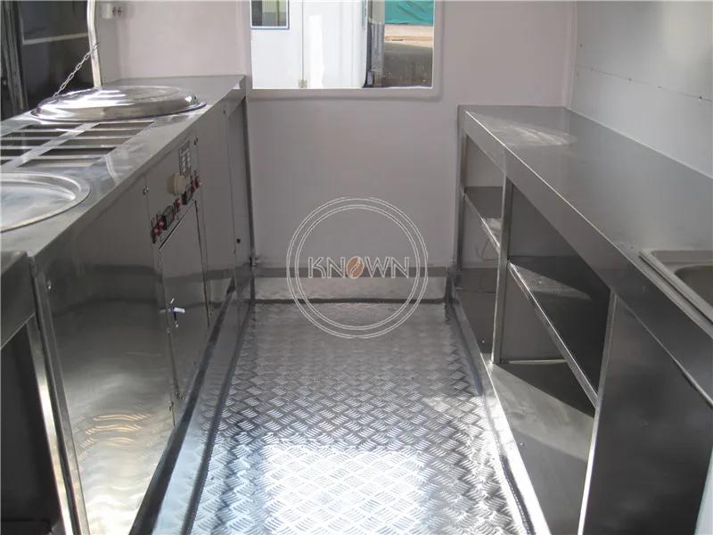 280 см уличный мобильный прицеп для фаст-фуда, тележка для хот-догов, грузовик-фургон на продажу