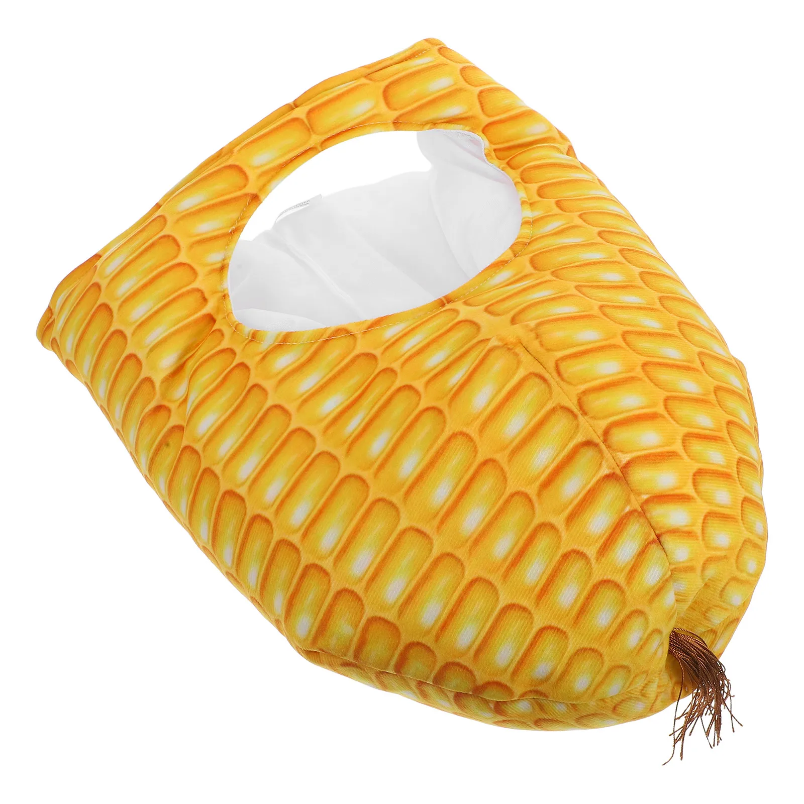 

Corn Hood Banana Hat for Costume Candy Headband Makeup Props Parties Cloth Adult