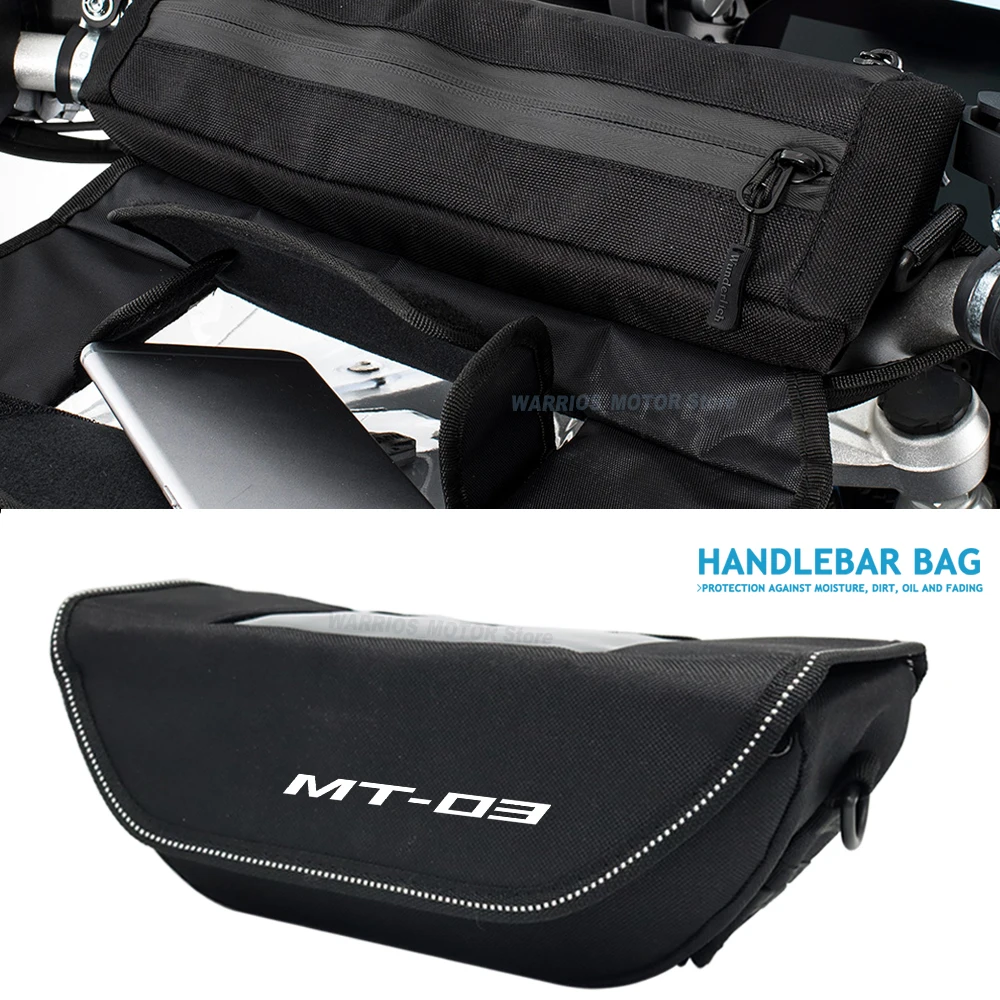 For YAMAHA MT03 MT10 MT 10 03 FZ10 Motorcycle Handlebar bag waterproof handlebar travel navigation bag