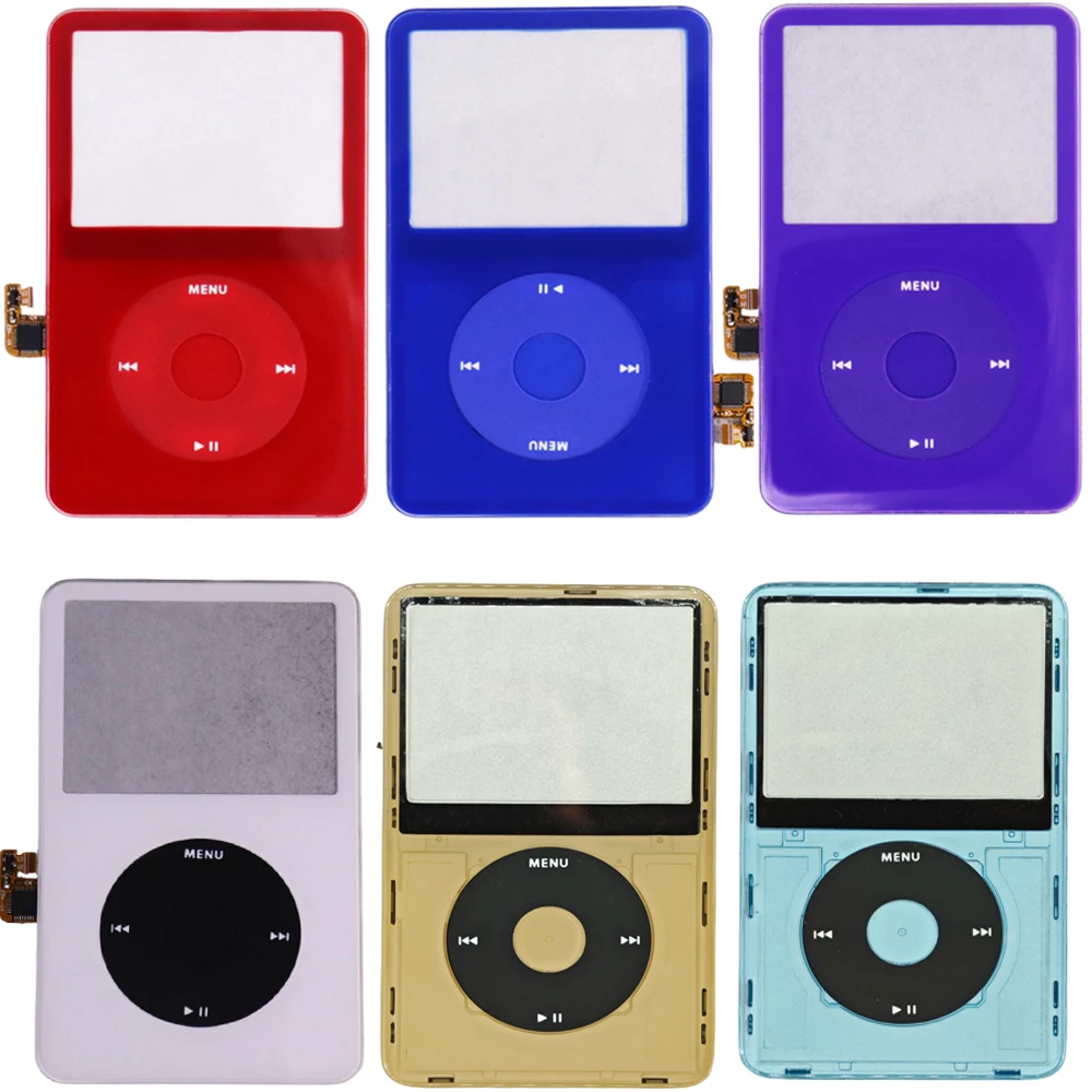 Neues farbiges Frontgehäuse mit Clickwheel-Mitteltaste für iPod Video 5./5,5. Generation 30GB 60GB 80GB – Detail 2