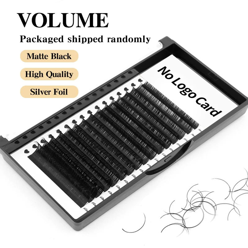 False eyelashes stock clearance sale,Individual Volume Eyelash Extension, C/CC/D/ Curl Russian Volume Matte Faux Mink Lashes