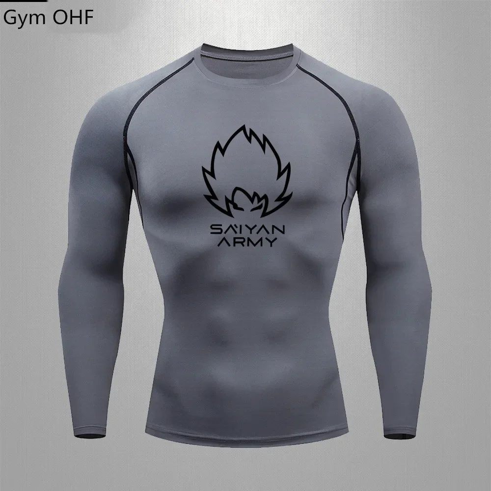 

Goku T Shirt Men Gym Fitness Training Sport Jiu Jitsu T shirts Men Comppress Rashguard Boxing Mens Muay Thai Kickboxing Jerseys