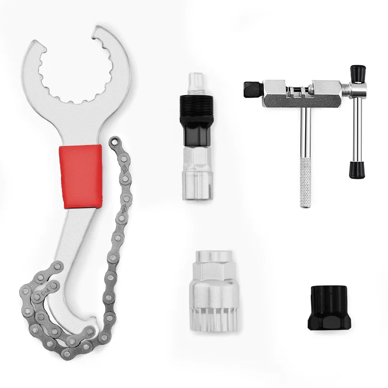 

Наборы инструментов для ремонта велосипеда, съемник маховика велосипеда, съемник цепи, резак, кривошипный съемник, гаечный ключ, набор для обслуживания шоссейного велосипеда MTB