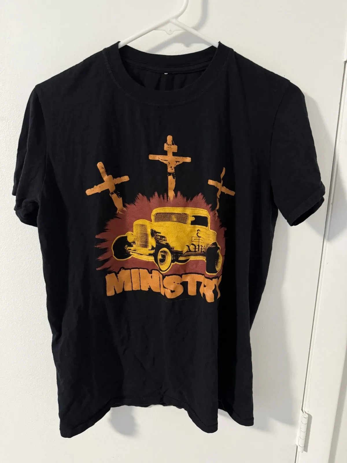 RARE Ministry Europe 2017 Tour Shirt Men's Small Industrial Band Skinny Puppy