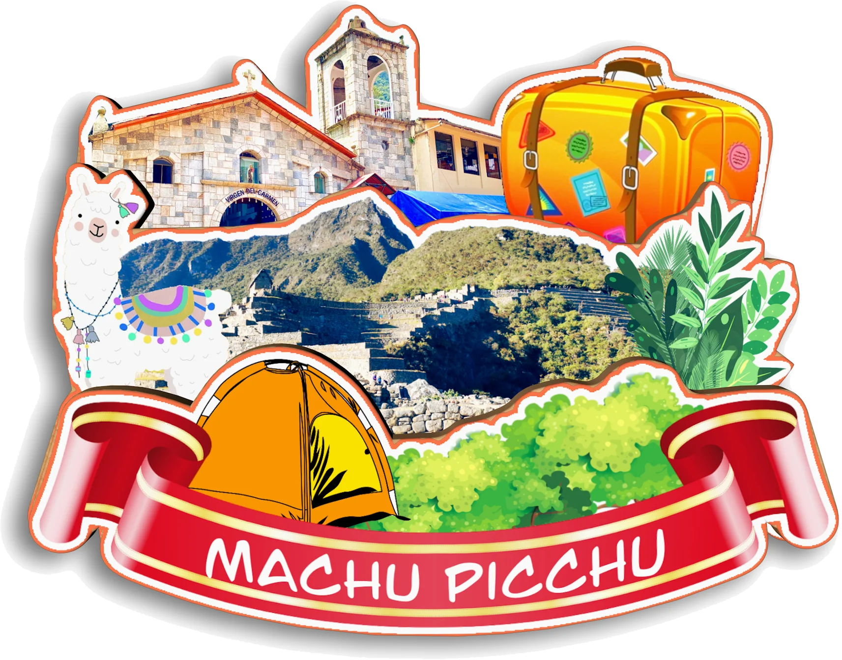 ليما ماتشو بيتشو كوسكو بيرو مغناطيس الثلاجة هدية تذكارية للسفر مصنوعة يدويًا ملصق ثلاجة مزخرف للمنزل #5