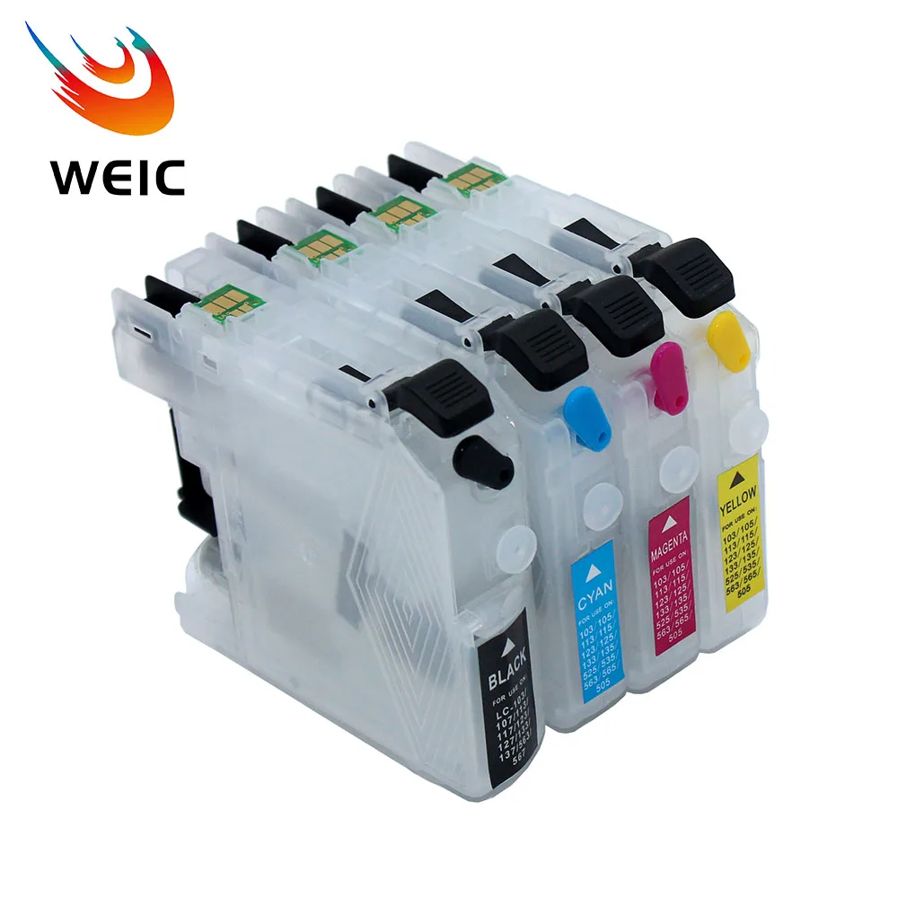 LC123 Refill Ink Cartridge with ARC for Brother MFC-J470 J650 J870 J4410 J4510 J4610 J4710 J6520 J6720 J6920 J132 J152 J552 J752