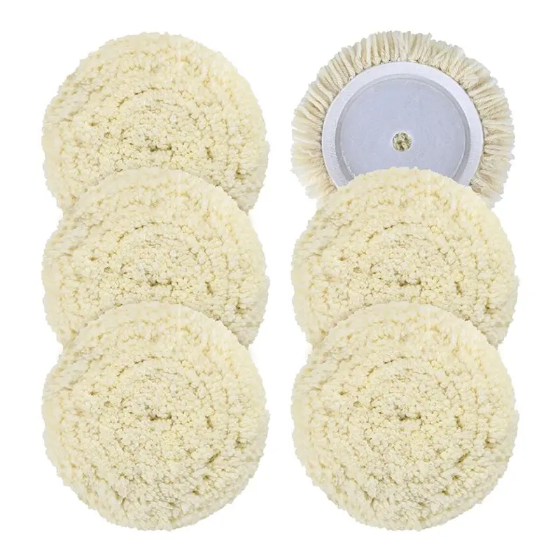 ABGH-6 Pcs Wool Buf… - image