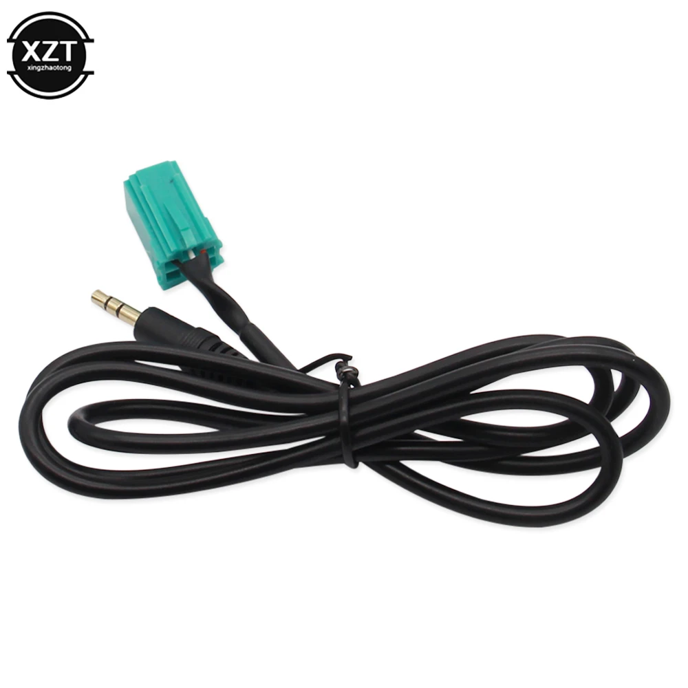 3.5mm Car AUX CD Stereo Audio Line Input Cable For Renault Clio Megane 2005 2006 2007 2008 2009 2010 2011