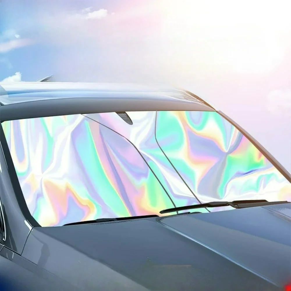 Car Laser Sunshade Summer Heat Insulation and Sun Protection Interior Windshield Sunshade
