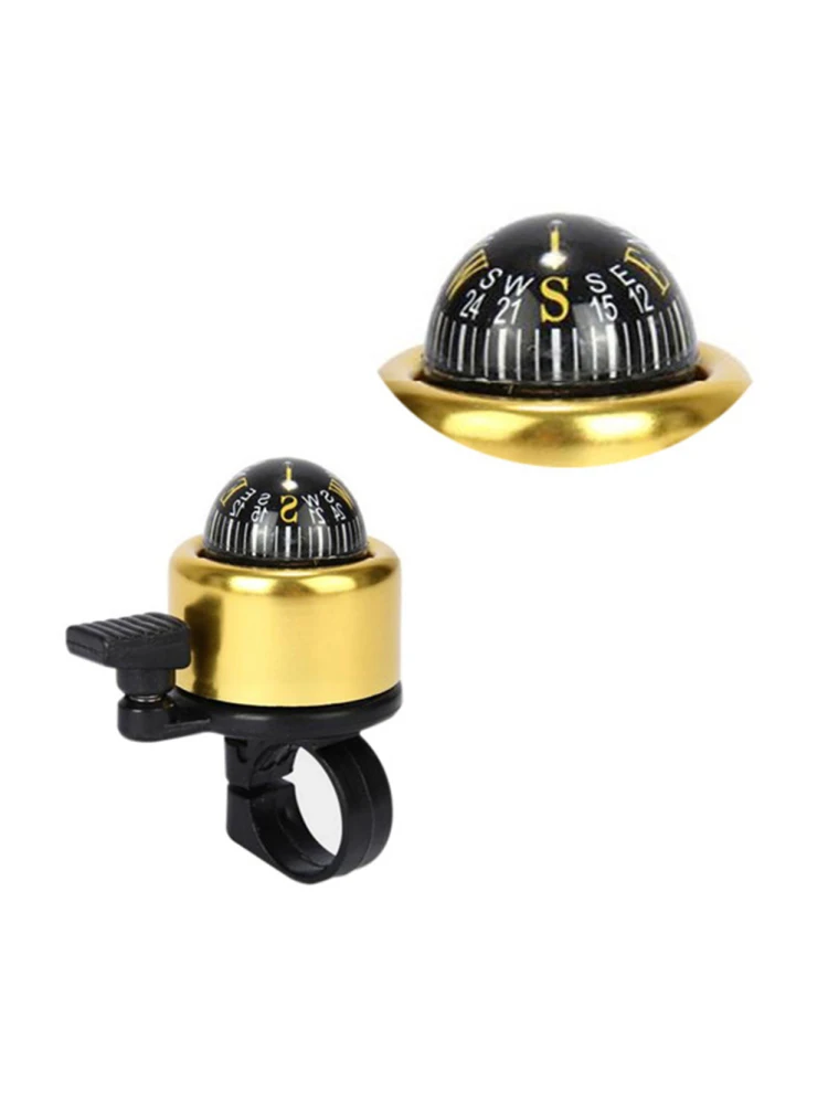 AliExpress Compass Bell Bike Accessories Ring Handlebar Functional Warning Mountain Bike Bell Life Rain Prevention Design Practical Outdoor
