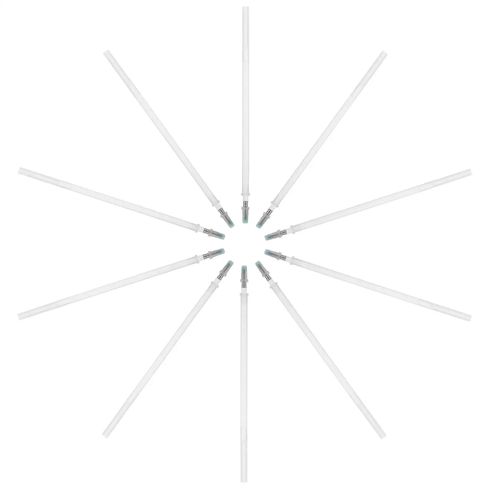 10 Pcs Invisible Refill Black Beadable Pens Ball Point Refills Highlighter Beaded Plastic Colored Ballpoint Shoe Factory