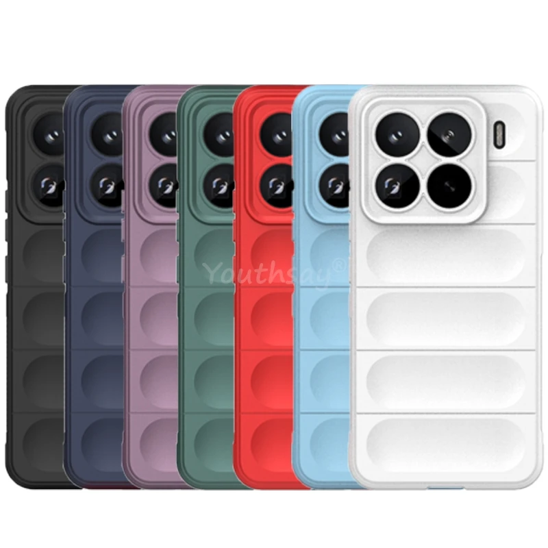 For Xiaomi 15 Pro Case Silicone Liquid Shockproof Cover Xiaomi 15 Pro Case TPU Rubber Protector Phone Case Xiaomi 15 Pro Cover