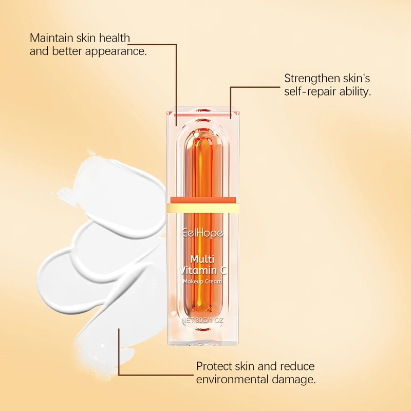 Vitamine C Complex Make-up Crème Hydraterende Boost Radiance Concealer Toning Huidskleur Voedende Gezichtscrème