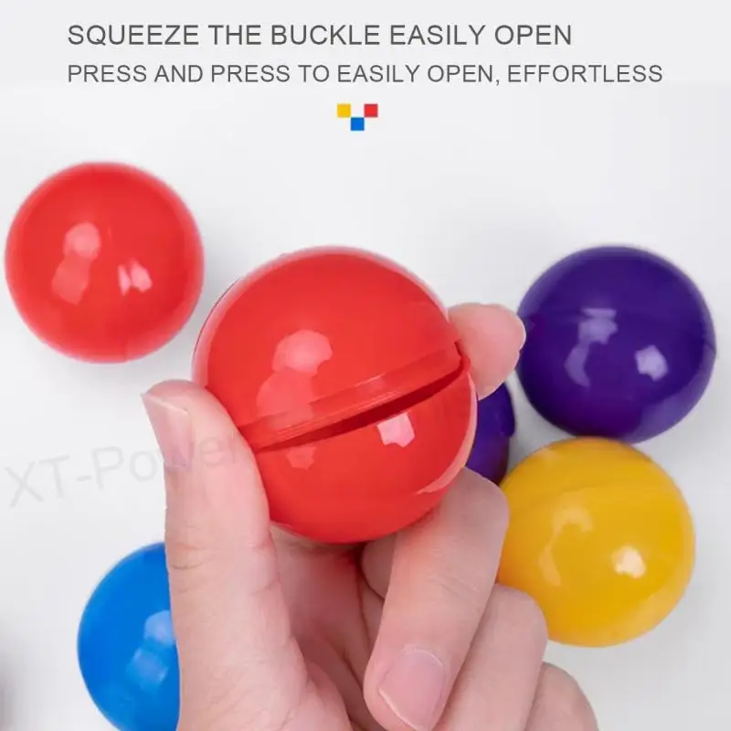 3.2/4/5 Cm Plastic Loterij Bal Loterij Tekening Ballen Pp Holle Te Openen Spel Bal Activiteit Interessante spel Ballen Rekwisieten Voor Party