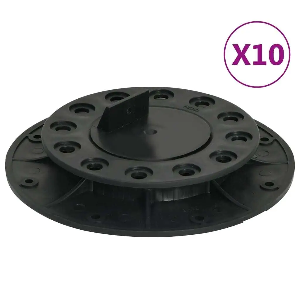 10 Pcs Adjustable for decking Feet 20-30mm Height for Leveling and Support