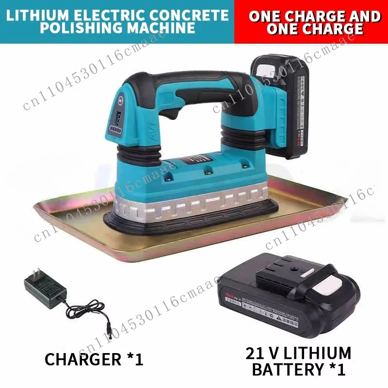 Concrete Trowel Machine Electric Handheld Vibrator Rechargeable Smoothing Machine Cement Leveling Machine 21V Electric Grinders