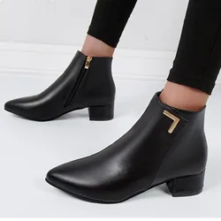 Heels Retro Chunky Breathable High Fashion Thermal Short Shoes Boots Women'S Zipper Women'S Boots Womens Boots Size 12w