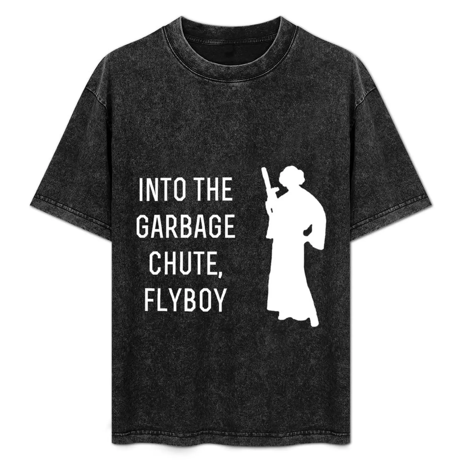 

Into the garbage chute flyboy T-Shirt Casual Pattern Print Tee Shirt